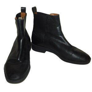 & Other Stories Black Leather Chelsea Boot Size 9